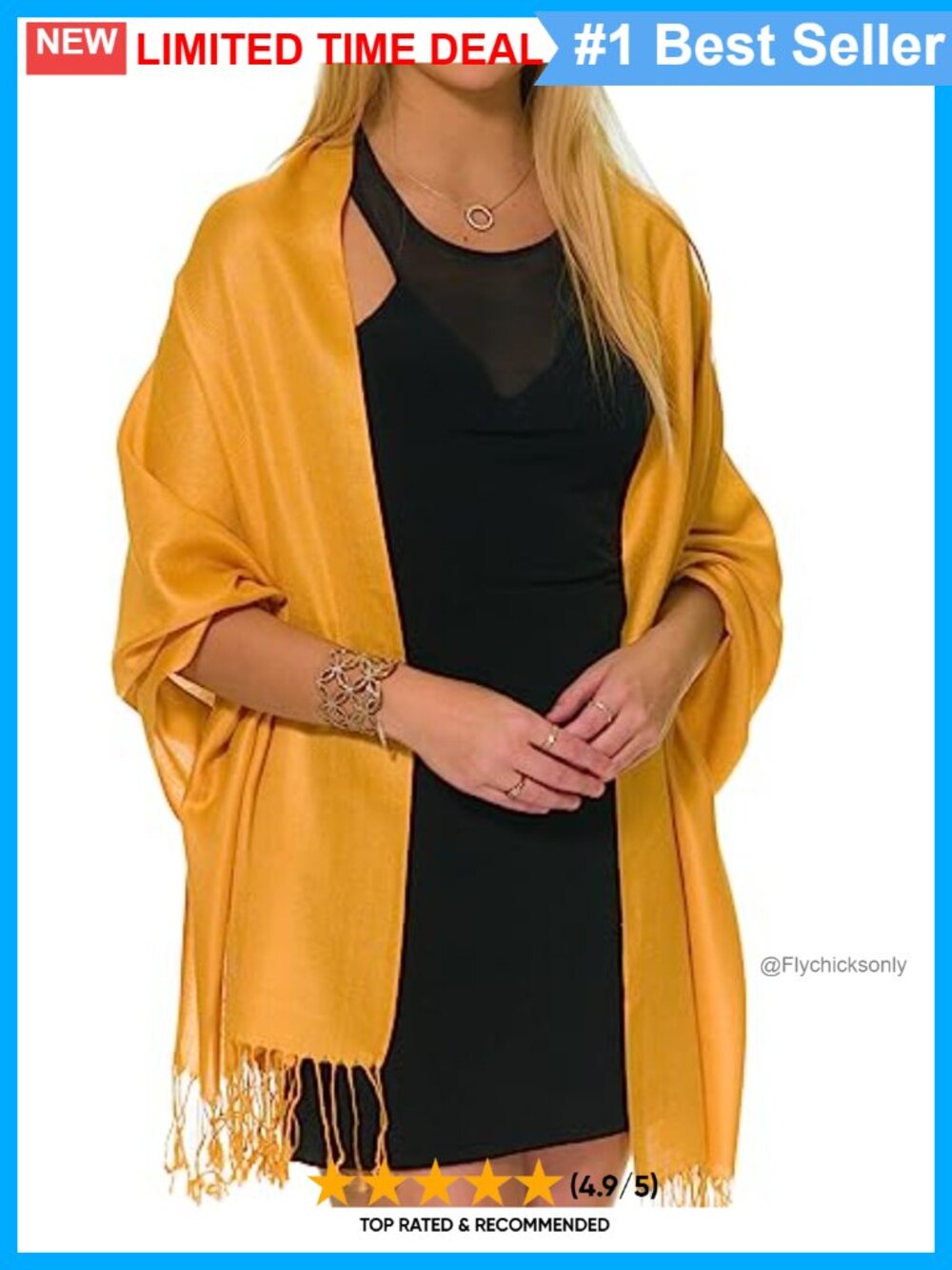 Soft Viscose Pashmina Shawl Wrap for Evening Dresses